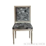BIXI VELVET fabric SILVER color by Schumacher