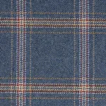 BLACKBURN MERINO PLAID fabric DENIM color by Schumacher