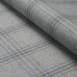 BLACKBURN MERINO PLAID Fabric – GREY | Schumacher | Wallpape BLACKBURN MERINO PLAID fabric GREY color by Schumacher
