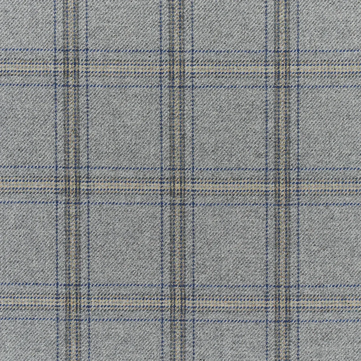 BLACKBURN MERINO PLAID Fabric – GREY | Schumacher | Wallpape BLACKBURN MERINO PLAID fabric GREY color by Schumacher