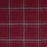 BLACKBURN MERINO PLAID fabric REDWOOD color by Schumacher