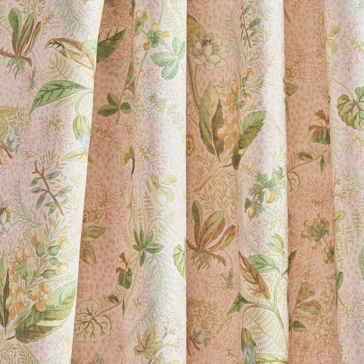 BLACKWELL LINEN Fabric – BLUSH | Schumacher | Wallpaper Twin BLACKWELL LINEN fabric BLUSH color by Schumacher