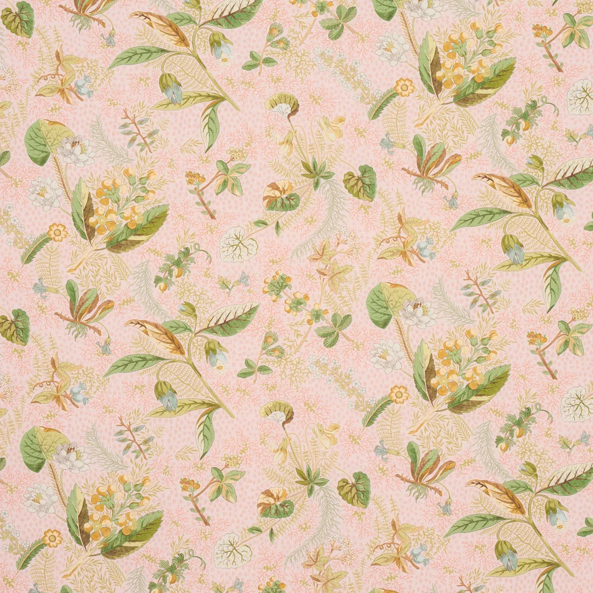 BLACKWELL LINEN fabric BLUSH color by Schumacher