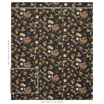 BLACKWELL LINEN Fabric – NOIR | Schumacher | Wallpaper Twins BLACKWELL LINEN fabric NOIR color by Schumacher