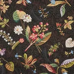 BLACKWELL LINEN Fabric – NOIR | Schumacher | Wallpaper Twins BLACKWELL LINEN fabric NOIR color by Schumacher