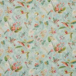 BLACKWELL LINEN Fabric – SKY | Schumacher | Wallpaper Twins BLACKWELL LINEN fabric SKY color by Schumacher
