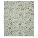 BLACKWELL LINEN Fabric – SKY | Schumacher | Wallpaper Twins BLACKWELL LINEN fabric SKY color by Schumacher