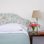 BLACKWELL LINEN Fabric – SKY | Schumacher | Wallpaper Twins BLACKWELL LINEN fabric SKY color by Schumacher