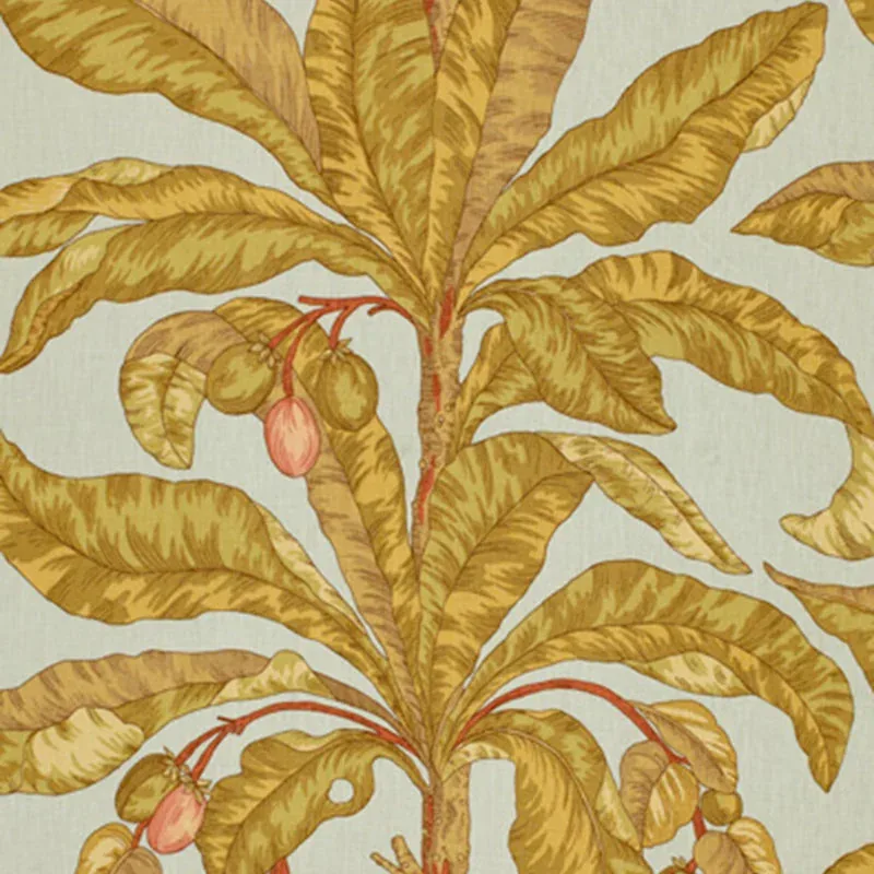 BLAIR HOUSE PALM II fabric SEA BREEZE color by Schumacher