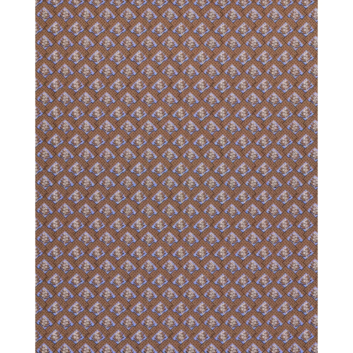 BLAIR SILK ÉPINGLÉ fabric CHARLTON BROWN color by Schumacher