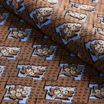 BLAIR SILK ÉPINGLÉ fabric CHARLTON BROWN color by Schumacher