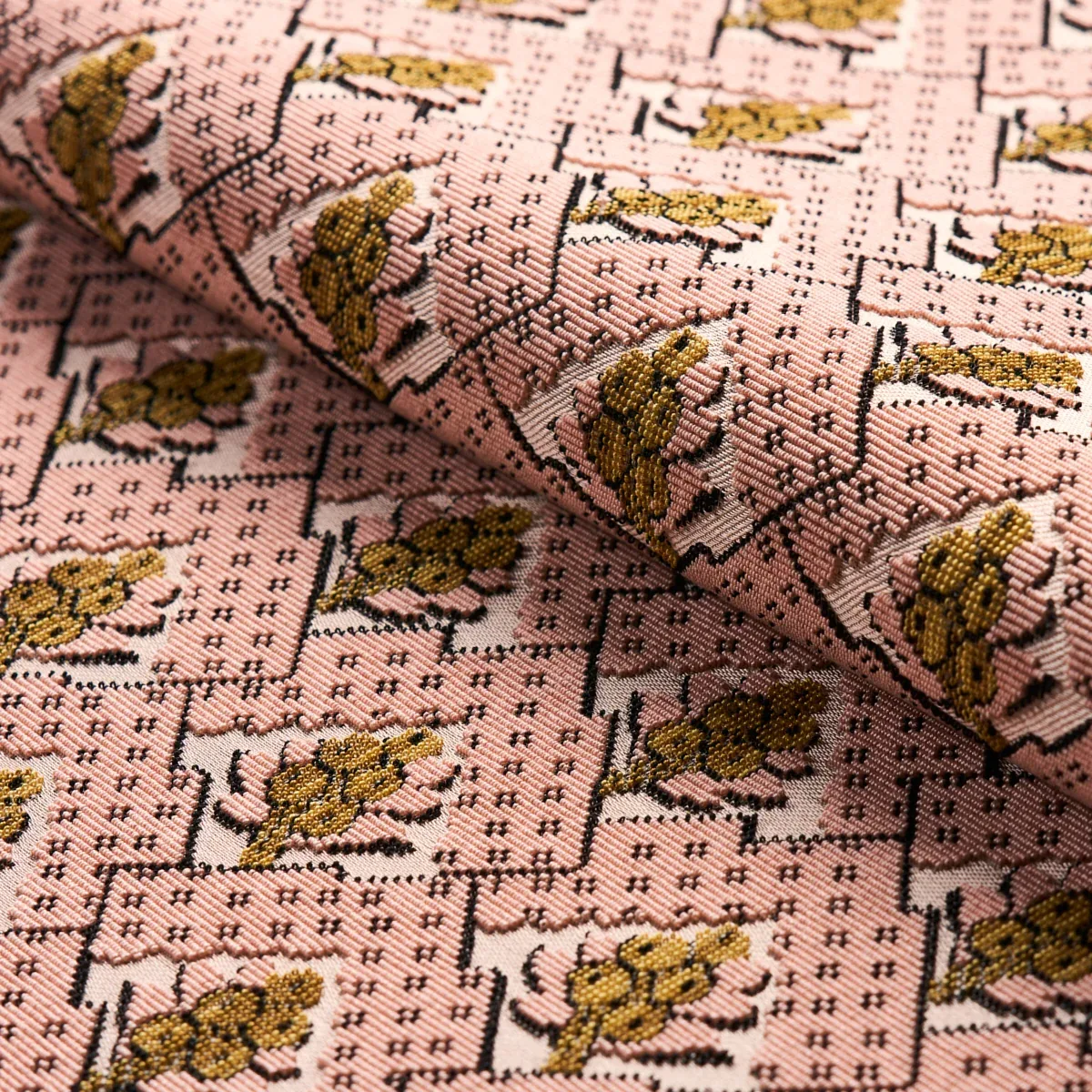 BLAIR SILK ÉPINGLÉ Fabric – WYTHE ROSE | Schumacher | Wallpa BLAIR SILK ÉPINGLÉ fabric WYTHE ROSE color by Schumacher