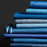 Blake Polished Cotton Fabric – ROYAL | Schumacher | Wallpape Blake Polished Cotton fabric ROYAL color by Schumacher