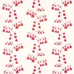 BLEEDING HEARTS Fabric – RED | Schumacher | Wallpaper Twins BLEEDING HEARTS fabric RED color by Schumacher