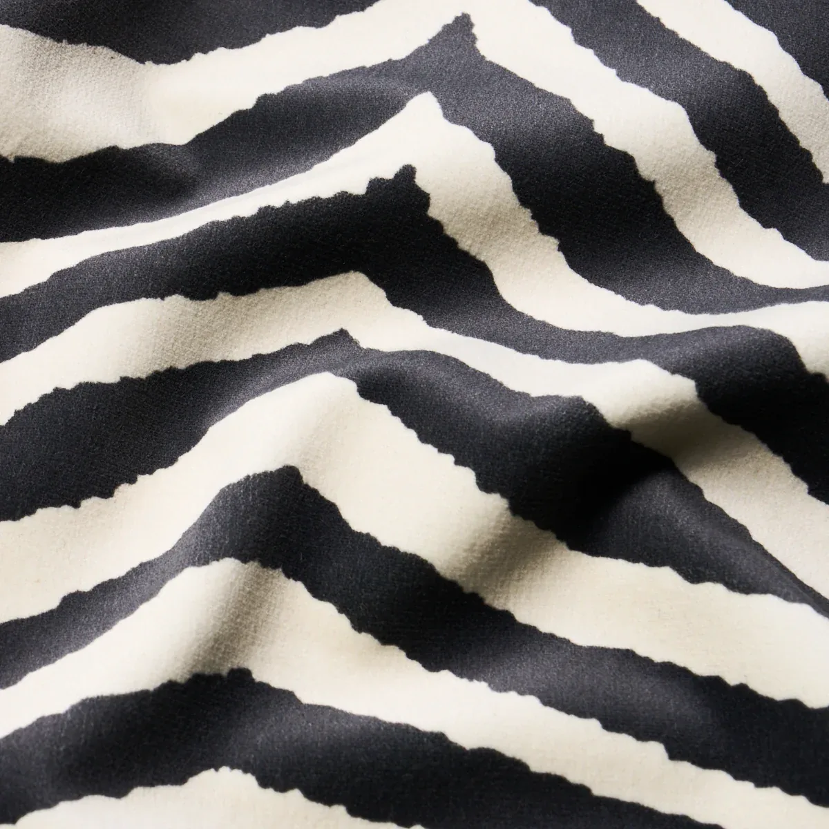 BLIXEN VELVET fabric GRAPHITE color by Schumacher