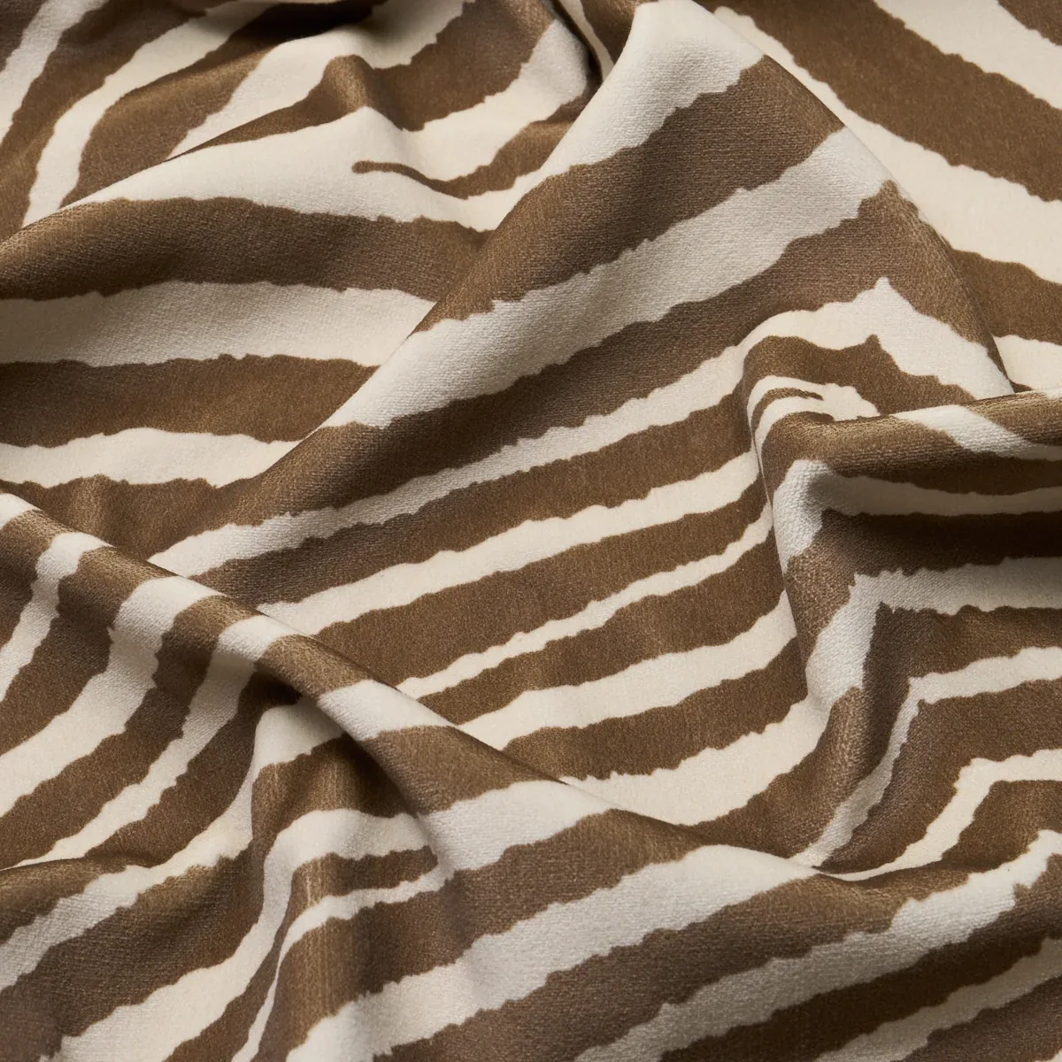 BLIXEN VELVET Fabric – SAFARI | Schumacher | Wallpaper Twins BLIXEN VELVET fabric SAFARI color by Schumacher