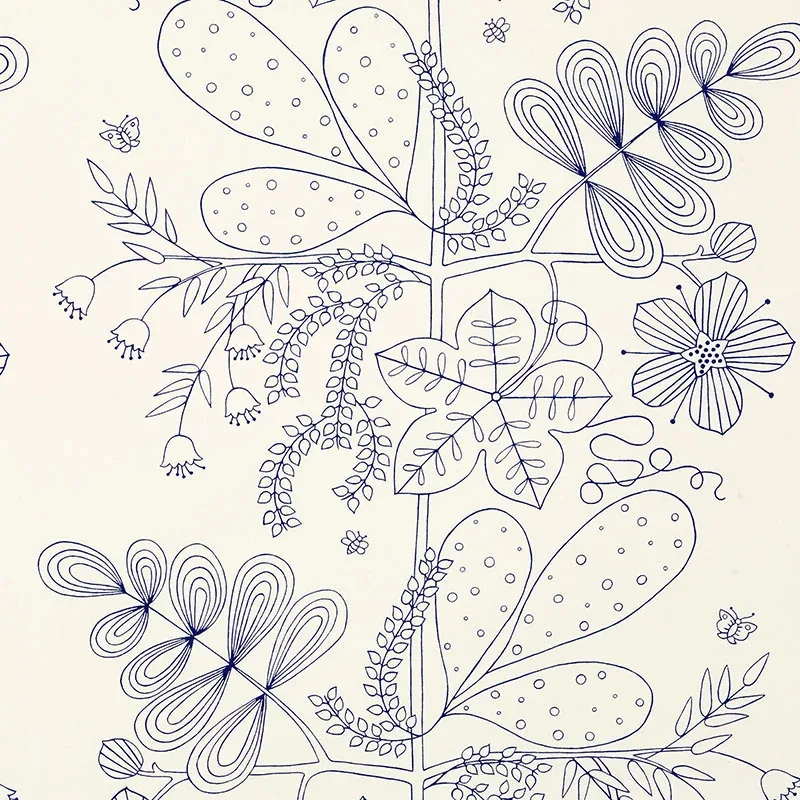 176203 | BLOMMEN PRINT – NAVY