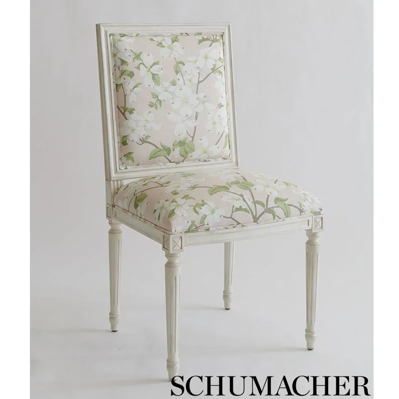 BLOOMING BRANCH fabric BLUE color by Schumacher