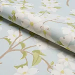 BLOOMING BRANCH fabric SKY color by Schumacher
