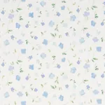 BLOOMWIND PERFORMANCE LINEN Fabric – BLUE | Schumacher | Wal BLOOMWIND PERFORMANCE LINEN fabric BLUE color by Schumacher