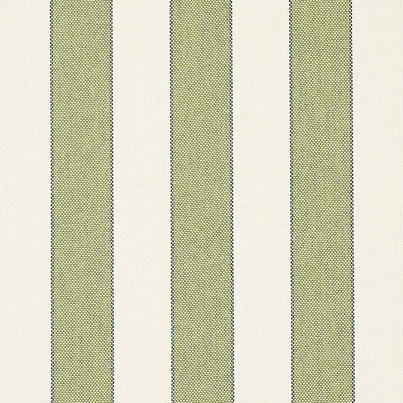 BLUMONT STRIPE INDOOR/OUTDOOR fabric GREEN color by Schumacher