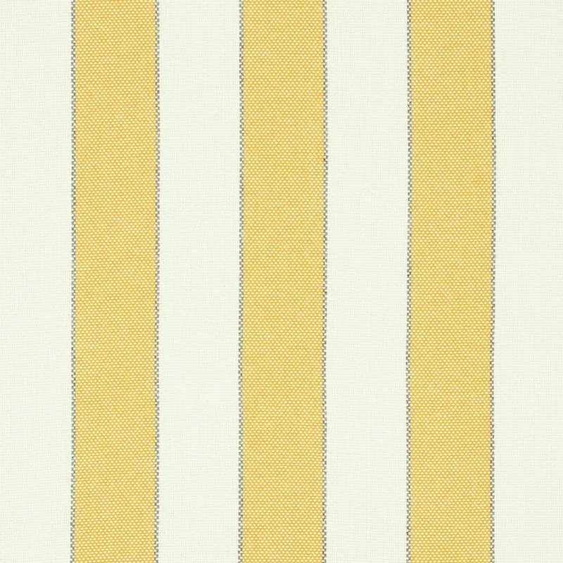 BLUMONT STRIPE INDOOR/OUTDOOR fabric YELLOW color by Schumacher