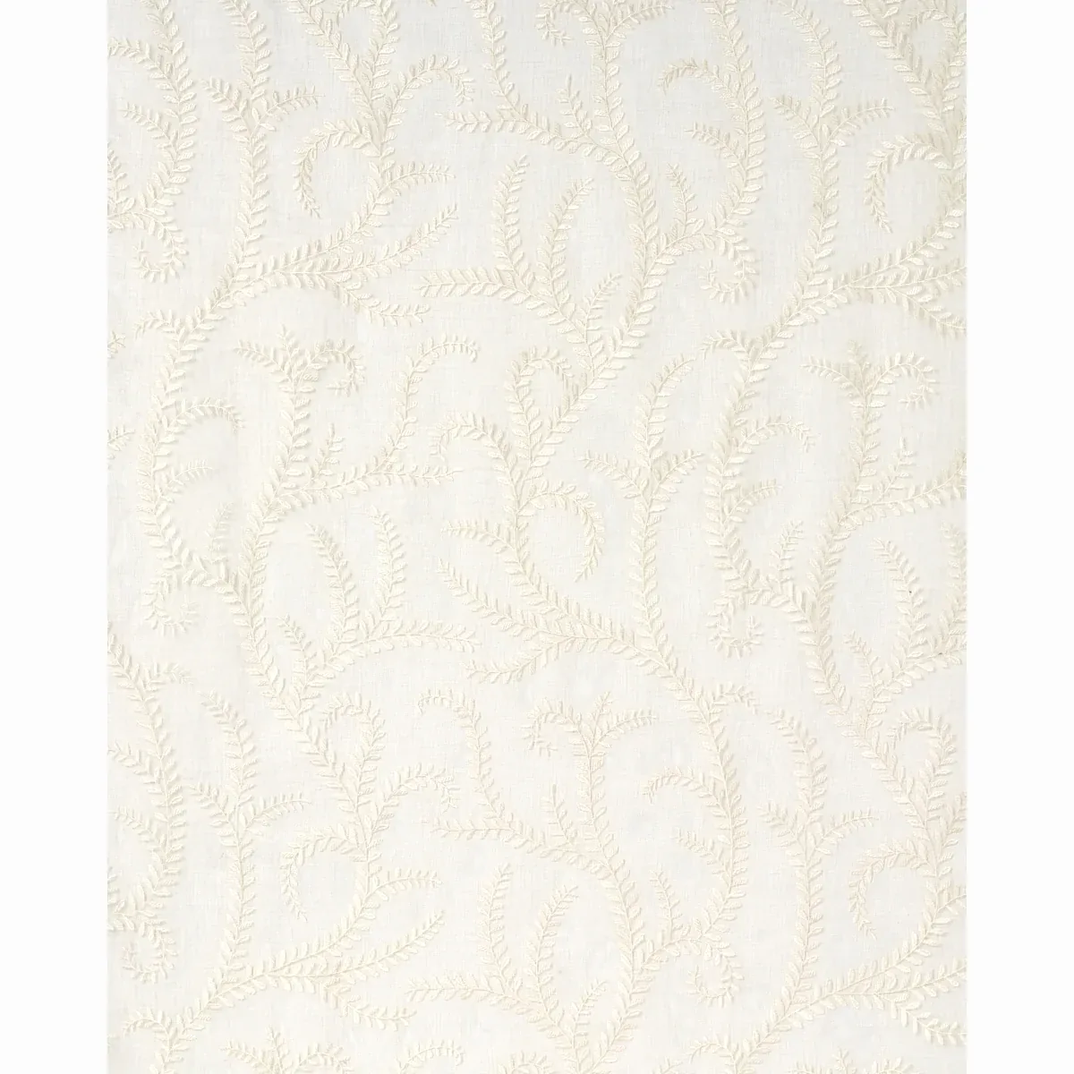Boboli Embroidered Sheer Fabric – IVORY | Schumacher | Wallp Boboli Embroidered Sheer fabric IVORY color by Schumacher