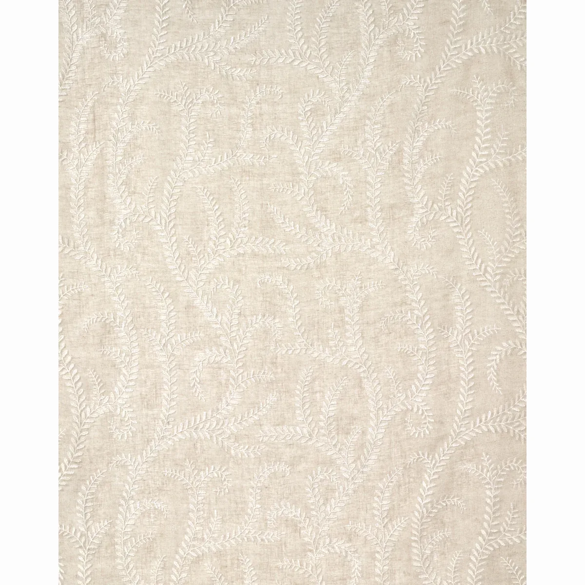 Boboli Embroidered Sheer Fabric – LINEN | Schumacher | Wallp Boboli Embroidered Sheer fabric LINEN color by Schumacher