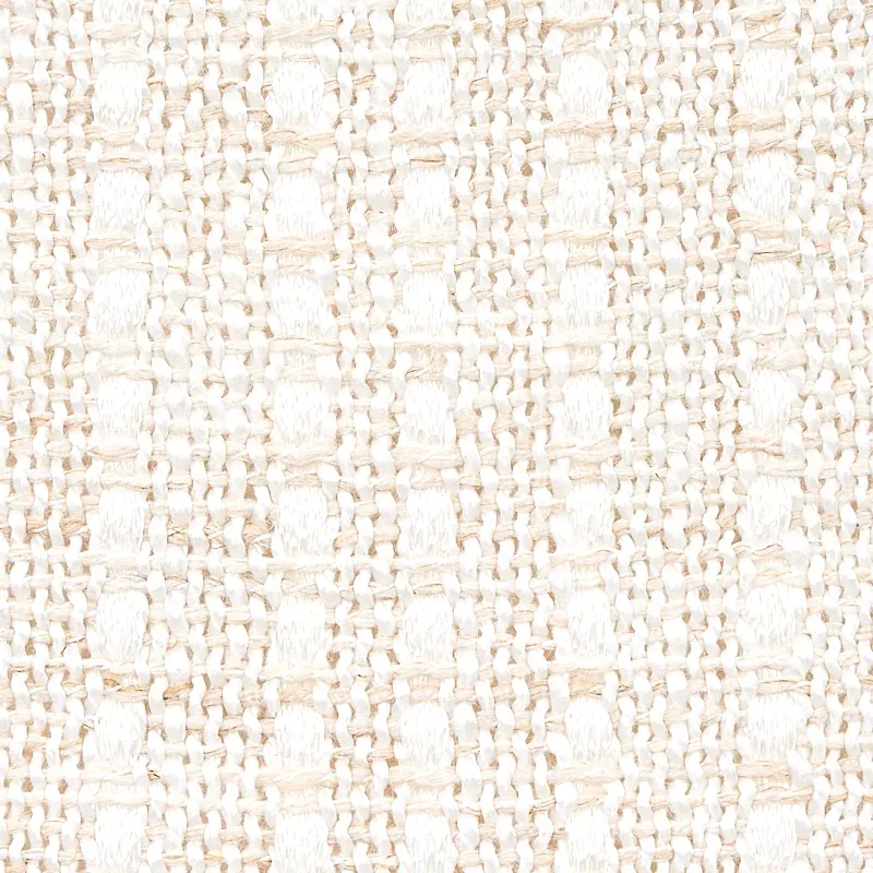 BOHAI STRIPE SHEER Fabric – IVORY | Schumacher | Wallpaper T BOHAI STRIPE SHEER fabric IVORY color by Schumacher