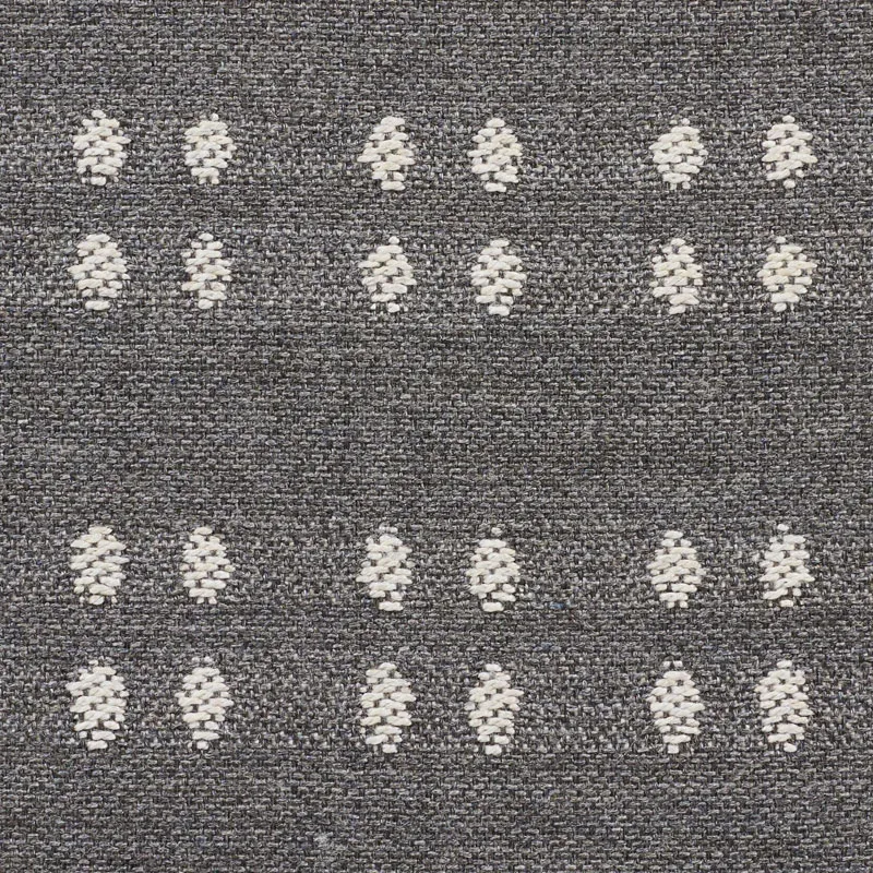 BOLSA INDOOR/OUTDOOR fabric CHARCOAL color by Schumacher