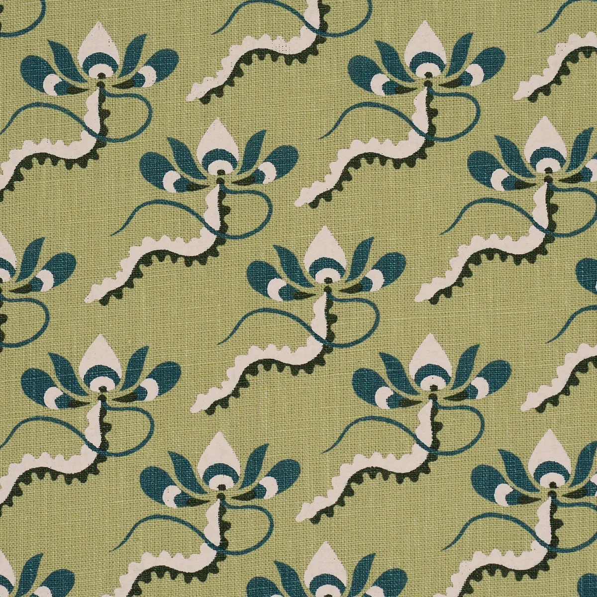 BOMBAY RAINBOW Fabric – LEAF | Schumacher | Wallpaper Twins BOMBAY RAINBOW fabric LEAF color by Schumacher