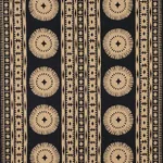 BORA BORA PRINT Fabric – LAVA BLACK | Schumacher | Wallpaper BORA BORA PRINT fabric LAVA BLACK color by Schumacher