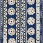 BORA BORA PRINT fabric MARINE color by Schumacher