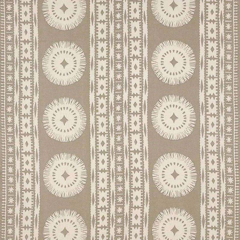 BORA BORA PRINT fabric SEA OYSTER color by Schumacher