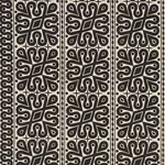 BORNEO SILK fabric BLACK color by Schumacher