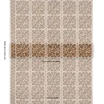 BORNEO SILK Fabric – BROWN | Schumacher | Wallpaper Twins BORNEO SILK fabric BROWN color by Schumacher