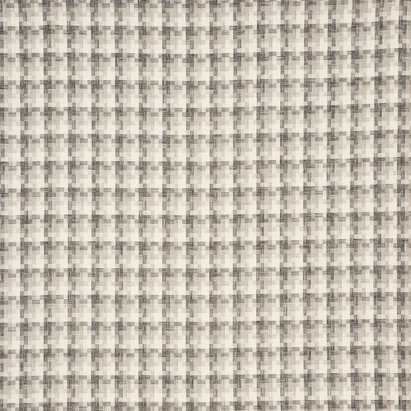 BORO PLAID Fabric – CHARCOAL | Schumacher | Wallpaper Twins BORO PLAID fabric CHARCOAL color by Schumacher