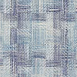 BORO PLAID Fabric – INDIGO | Schumacher | Wallpaper Twins BORO PLAID fabric INDIGO color by Schumacher
