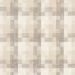 BORO PLAID fabric NATURAL color by Schumacher