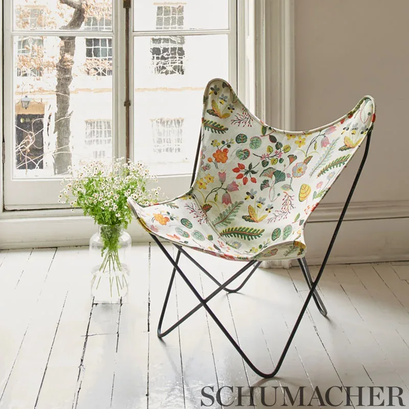 BOTANICA INDOOR/OUTDOOR Fabric – MULTI | Schumacher | Wallpa BOTANICA INDOOR/OUTDOOR fabric MULTI color by Schumacher