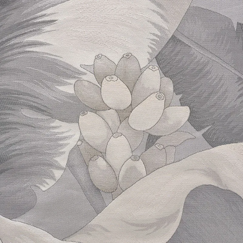 BOTANICO Fabric – PLATINUM | Schumacher | Wallpaper Twins BOTANICO fabric PLATINUM color by Schumacher