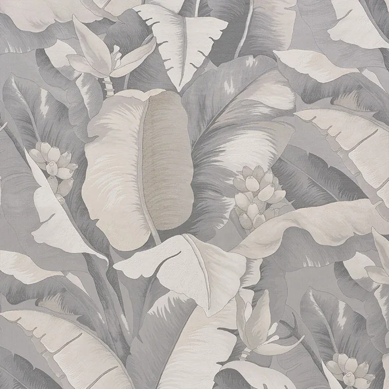 BOTANICO fabric PLATINUM color by Schumacher