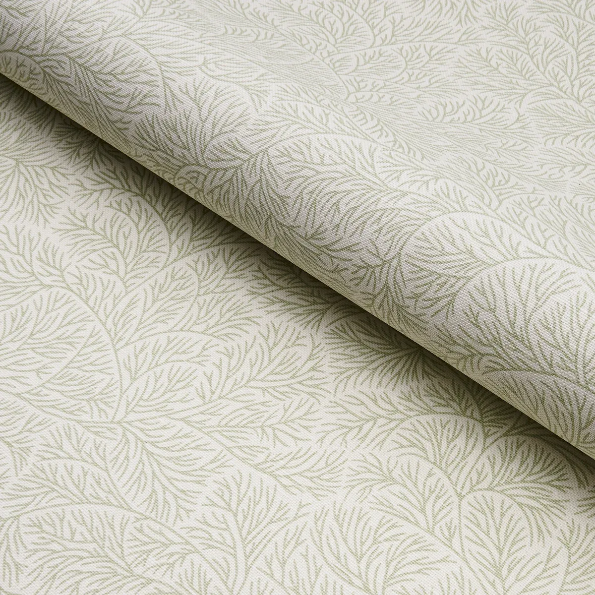 BOUGAINVILLEA fabric LEAF GREEN color by Schumacher