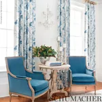 BOUGHTON HOUSE Fabric – PORCELAIN | Schumacher | Wallpaper T BOUGHTON HOUSE fabric PORCELAIN color by Schumacher