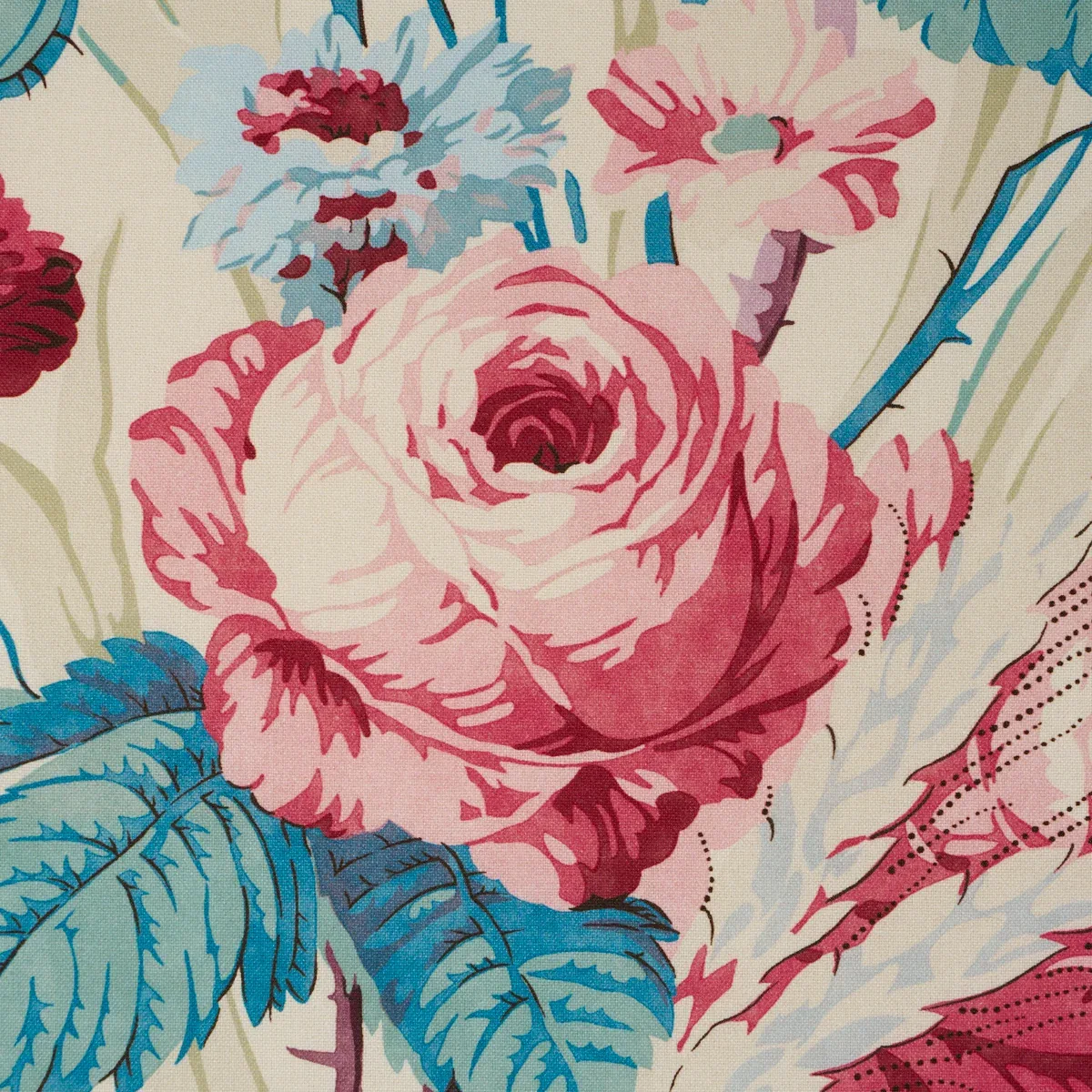 BOUGHTON HOUSE Fabric – ROUGE | Schumacher | Wallpaper Twins BOUGHTON HOUSE fabric ROUGE color by Schumacher