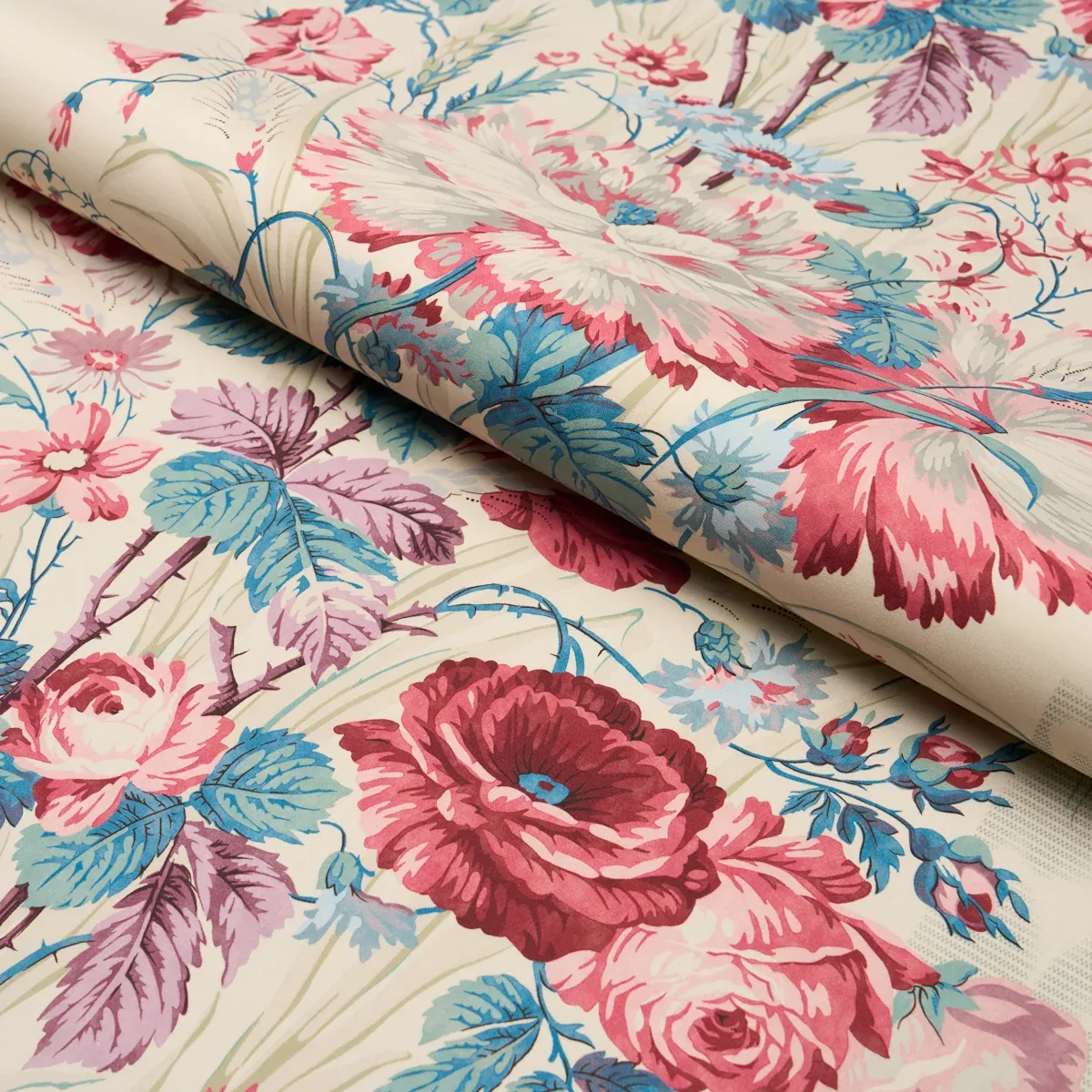 BOUGHTON HOUSE Fabric – ROUGE | Schumacher | Wallpaper Twins BOUGHTON HOUSE fabric ROUGE color by Schumacher