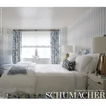 BOUQUET CHINOIS Fabric – PORCELAIN | Schumacher | Wallpaper BOUQUET CHINOIS fabric PORCELAIN color by Schumacher