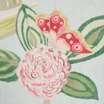 BOUQUET CHINOIS Fabric – SKY | Schumacher | Wallpaper Twins BOUQUET CHINOIS fabric SKY color by Schumacher