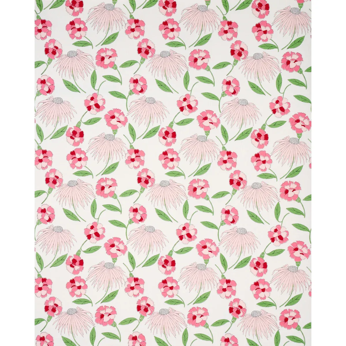 BOUQUET TOSS Fabric – PEPPER BERRY | Schumacher | Wallpaper BOUQUET TOSS fabric PEPPER BERRY color by Schumacher