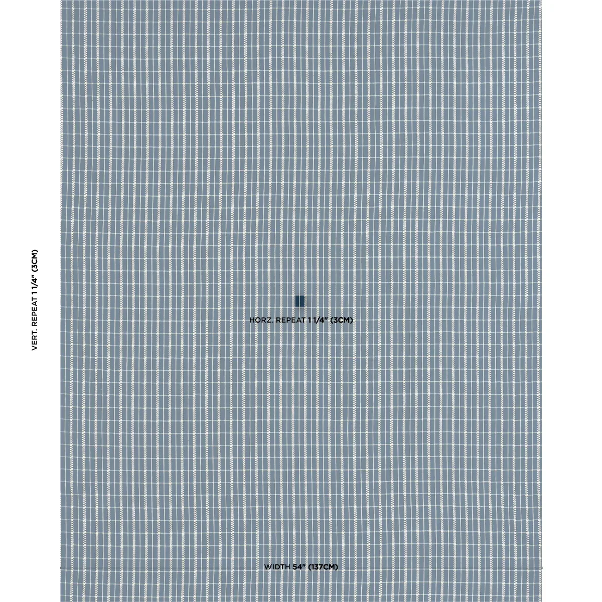 BOYD CHECK Fabric – INDIGO | Schumacher | Wallpaper Twins BOYD CHECK fabric INDIGO color by Schumacher